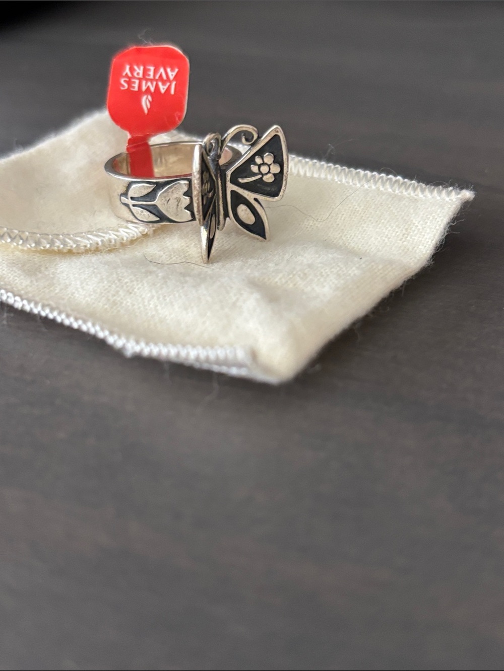 James Avery Mariposa Ring - Sterling Silver NWT - Picture 4 of 4